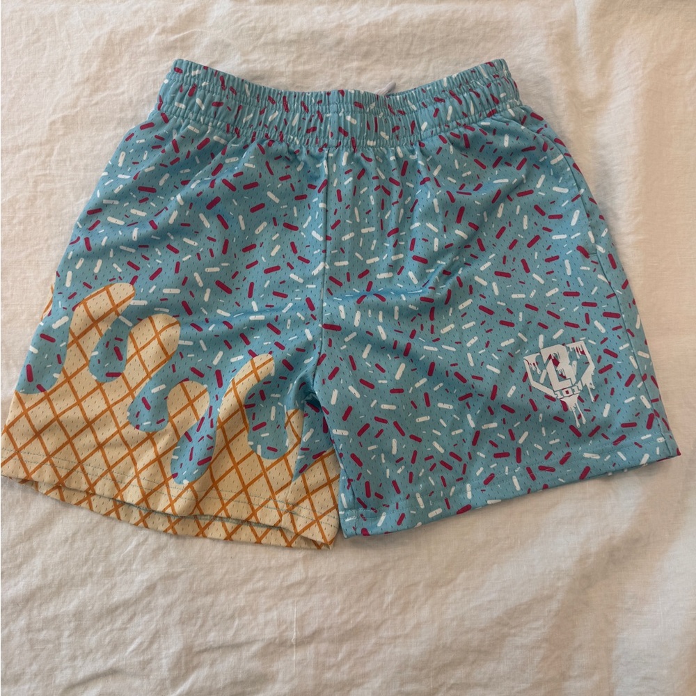 Kids Ice Cream Print Casual Shorts